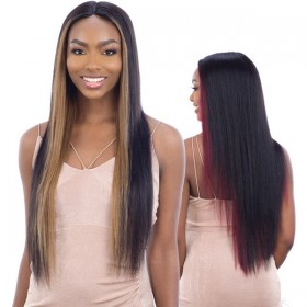 Shake-N-Go Naked 100% Human Hair Freedom 5" Lace Part Wig NATURAL 703 